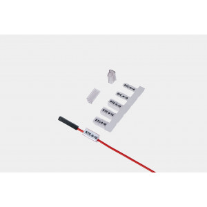Держатель маркера STC-0-10, L=10мм, O=0,2-0,75 мм кв. (уп. 1000 шт.), 765010, Контейнер для маркера, нанизываемый на кабель, длина 10 мм, диаметр провода 0,2 - 0,75 мм, в упаковке 1000 держателей для установки маркера HIC