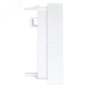 Вставка розеточная 45х45мм формат Mosaic на 2 модуля Keystone защ. шторки с маркерами бел. TERACOM PRO TRP-INS-MOS-2M2P-WH