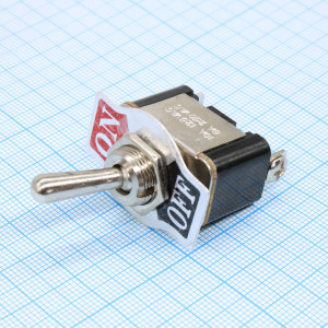 KN3(A)-101-A1, Тумблер ON-OFF (2c) 3А 250В, контакты под винт