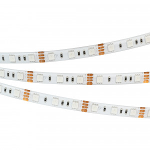Лента герметичная RTW-SE-B60-10mm 12V RGB (14.4 W/m, IP65, 5060, 5m) 014618(2), Светодиодная лента RTW-SE-B60, герметичная IP65 (SE-силиконовый верхний слой). Светодиоды 5060, 60 шт/м (300 шт на 5 м), белая плата, ширина 10 мм, скотч 3M. Цвет RGB, угол 120°. Питание 12V, мощность 14.4 Вт/м (72 Вт на 5 м). Размеры 5000x10x2.7 мм