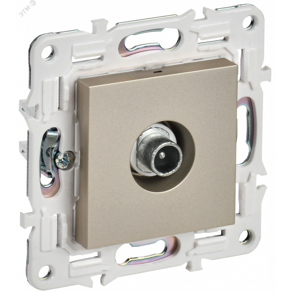 Изображение товара SKANDY Розетка TV проходная SK-A17Sh шампань IEK SK-A10-P-K37