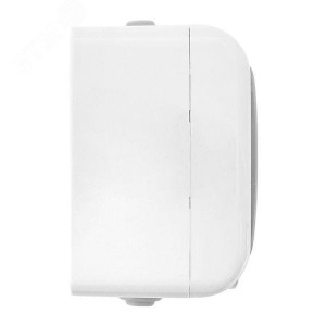 Розетка 1-м ОП Мурманск 16А IP54 с заземл. защ. шторки с крышкой сер. EFR16-029-30-54