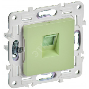 SKANDY Розетка компьютерная RJ45 кат.5E SK-K01G мятный IEK SK-K10-1-K06