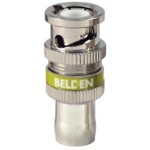 179DTBHDL, РЧ соединители / Коаксиальные соединители 179 DIGTL 1PC BNC LK COMPRESN CONECTR YLW