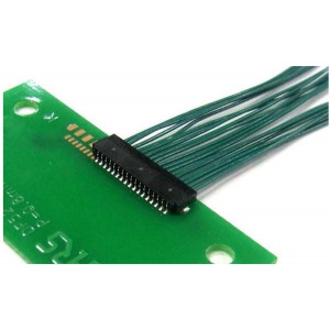 DF52-14S-0.8H(21), Разъем на провод 14 контактов угловой шаг 0.8мм