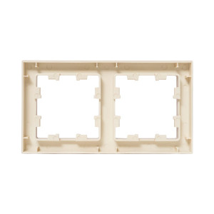 2 - местная рамка, кремовая, пластик Эпика EKF UP1-FPI-02
