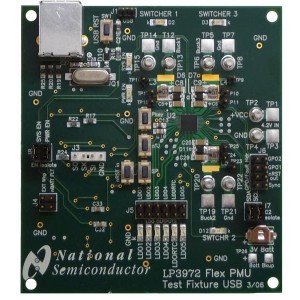 LP3972SQ-I514EV/NOPB, Средства разработки интегральных схем (ИС) управления питанием LP3972SQ-I514 EVAL BOARD