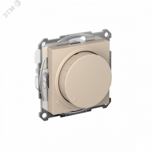 ATLASDESIGN СВЕТОРЕГУЛЯТОР (диммер) повор-нажим, LED, RC, 400Вт, мех., ПЕСОЧНЫЙ (1шт) C3(5) ATN001223