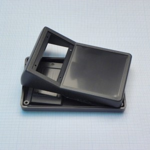 G1168B, Прочный корпус из ABS пластика для клавиатуры с окном, черный
