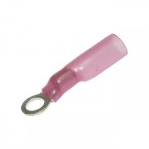 RV1.25-4 HST RED, Клемма тип O изолированная RV1.25-4 HST, красная