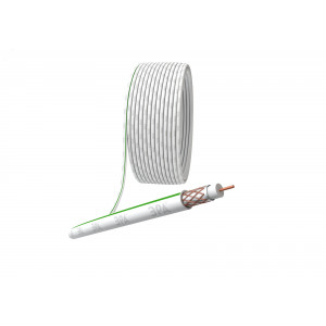Кабель коаксиальный SAT 703 B.Cu/оплетка Cu 75проц. PVC 75Ом бел. (м) Б0044612