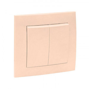 Валенсия выключатель 2-кл. 10А кремовый PROxima EWV10-023-20