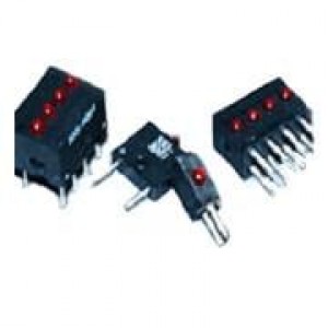 555-5003F, Светодиодные индикаторы для печатного монтажа RED DIFFUSED LEAD-FREE