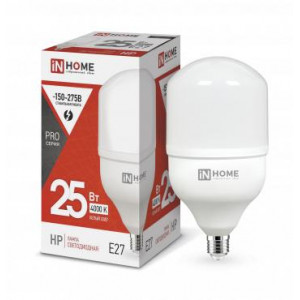 Лампа светодиодная высокомощная LED-HP-PRO 25Вт цилиндр 4000К нейтр. бел. E27 2380лм 230В 4690612031057