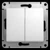 Выключатель 2-кл. СП Glossa 10А IP20 (сх. 5) 10AX механизм бел. SE GSL000151