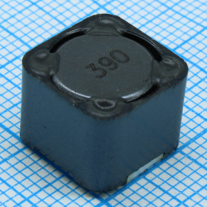 SRR1210-390M, Катушка индуктивности силовая проволочная экранированная 39мкГн ±20% 1кГц 16Q-Фактор феррит 4.2A 66мОм по постоянному току лента на катушке