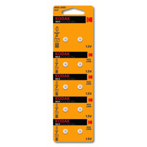Батарейки Kodak AG6 (370) LR920, LR69 [KAG6-10] MAX Button Cell (100/1000/98000) (кр. 10шт) [Б0044711]