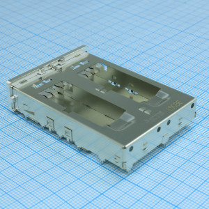 2227104-1, Аксессуар для разъема кожух серия zQSFP+ угловой коробка/лоток