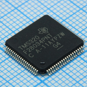 TMS320F28034PNT, Процессор сигнальный 32-бит 128кБ Флэш-память 80LQFP