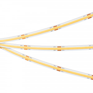 Лента COB-X480-8mm 24V Warm3000 (8 W/m, IP20, CSP, 5m) 039059, Светодиодная лента COB-X480, открытая IP20. Светодиоды CSP, 480 шт/м (2400 шт на 5 м), белая плата, ширина 8 мм, скотч 3М. Цвет ТЕПЛЫЙ 3000K, цветопередача CRI>90, угол 180°. Питание 24 В, мощность 8 Вт/м (40 Вт на 5 м). Размеры 5000х8х1.8 мм. Мин.отрезок