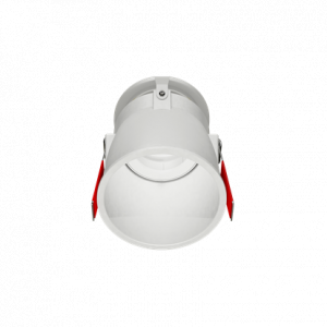 Рамка для модульного светильника "ВАРТОН" FLEX 50 05 круглая встраиваемая утопленная 95х70мм RAL 9010 поворотная V1-R0-00435-10009-2000000