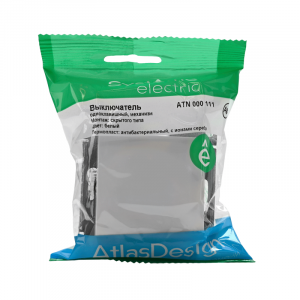 Выключатель 1-кл. СП AtlasDesign 10А IP20 (сх. 1) 10AX механизм бел. SE ATN000111