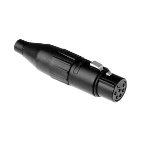 AC6AFBJ, Разъемы XLR FML SKT 6 CONT BLK POLY