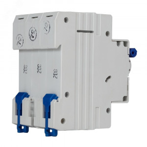 Выключатель автоматический модульный 3п C 20А 6кА OptiDin BM63-3C20-УХЛ3 КЭАЗ 260793