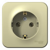 Розетка 1-м ОП Blanca 16А IP20 250В с заземл. без защ. шторок с изолир. пластиной беж. SE BLNRA010117