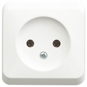 Розетка 1-м ОП Этюд 16А IP20 250В без заземл. без защ. шторок бел. SE PA16-001B