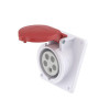Розетка панельная с наклоном IP44 32А 3P+E+N 400В DIS4133267