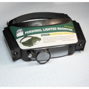 8PK-MA003 (N), Головная линза с регулируемой длиной ленты-держателя, подгоняется под размер головы пользователя, небольшой вес и прочный материал