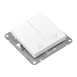 Механизм выключателя жалюзи, белый Эпика EKF UP1-SWW-25