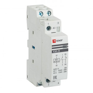Контактор модульный КМ 25А NО+NC (1 мод.) km-1-25-11