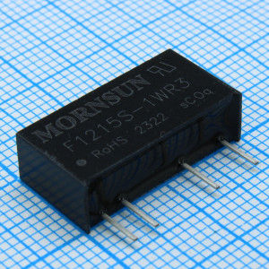 F1215S-1WR3, Преобразователь DC/DC мощность, Вт: 1 вход 12В выход 15В