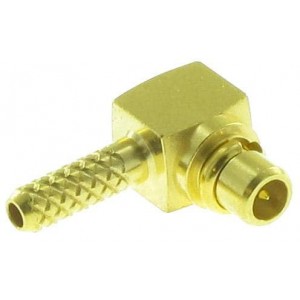 R110170100W, РЧ соединители / Коаксиальные соединители MMCX(M) 2/50S R/A PLUG CRIMP