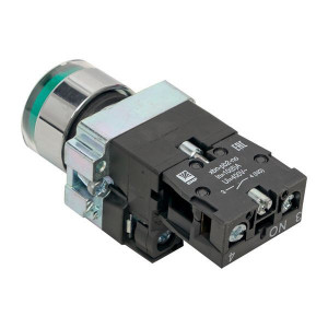 Кнопка BA31 с подсветкой 24В зеленая NO PROxima xb2-bw31-24