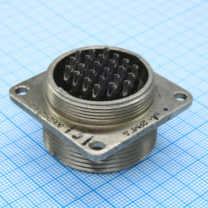 2РМГД30Б24Ш5Е2, Соединитель цилиндрический низкочастотный герметичный