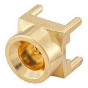 19S145-400L5, РЧ соединители / Коаксиальные соединители SMP Straight Plug PCB Smooth Bore