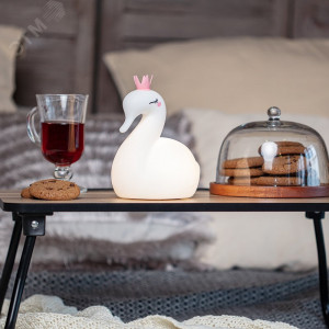 Силиконовый ночник Лебедь 503-004