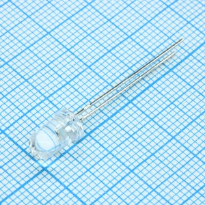 C503B-GAN-CB0F0791, Светодиод 5мм/зеленый/527нм/16800-90500мкд/прозрачный/15°