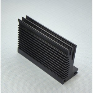 SK487/84-SA, Радиатор для транзисторов, 33x50x84mm, тепловое сопротивление 2,1K/W (совместимые прижиные скобы THFU 1, THFU 2, THFU 3, THFU 4, THFU 6)