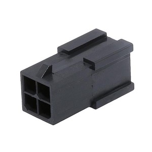 43020-0411, Проводные клеммы и зажимы MicroFit Plug DR 4Ckt Glow Wire