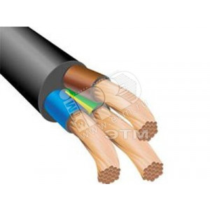 Кабель силовой ВВГнг(А)-LSLTx 3х4 (N.PE)-0.660 однопроволочный (бухта) 00-00005951