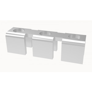 Соединительная перемычка FBI3-15, Соединительная перемычка, 3 полюса, неизолированная, винтовая, для клемм: PC35