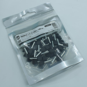 Наконечник штыревой втулочный изолированный НШВИ(2) 1.5-12, Наконечник штыревой втулочный изолированный, двойной 