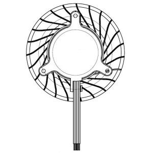 KFB0612HAFDB, Нагнетатели и центробежные вентиляторы DC Blower, 60x12mm Round, Ball Bearing, 4 Lead Wires, Locked Rotor Sensor, Tachometer, PWM