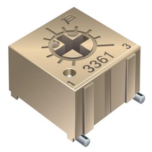 3361S-1-102GLF, Подстроечные резисторы - для поверхностного монтажа 1/4