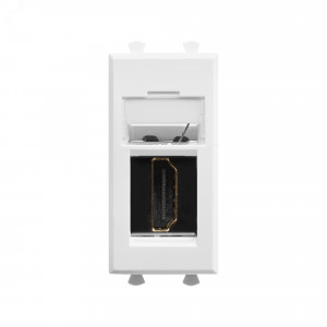 Розетка HDMI 1мод. Avanti "Белое облако" тип А-А модульная 4400251