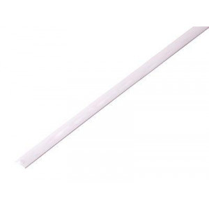 Трубка термоусадочная ТУТ нг 4,0/2,0 белая, термоусаживаемая трубка в метровой нарезке, не поддерживает горение